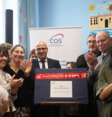 Dévoilement de la plaque - COS Sainte-Marthe