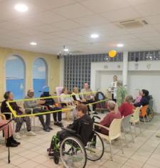 Le volley au Cèdre, un moment de plaisir et de coordination ! 