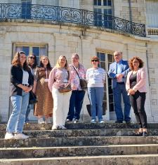 Visite de la Team TH de France Travail de Gien au COS CRPF de Nanteau-sur-Lunain