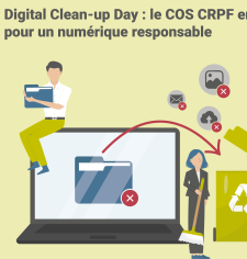 Digital Clean-up Day : le COS CRPF engagé pour un numérique responsable